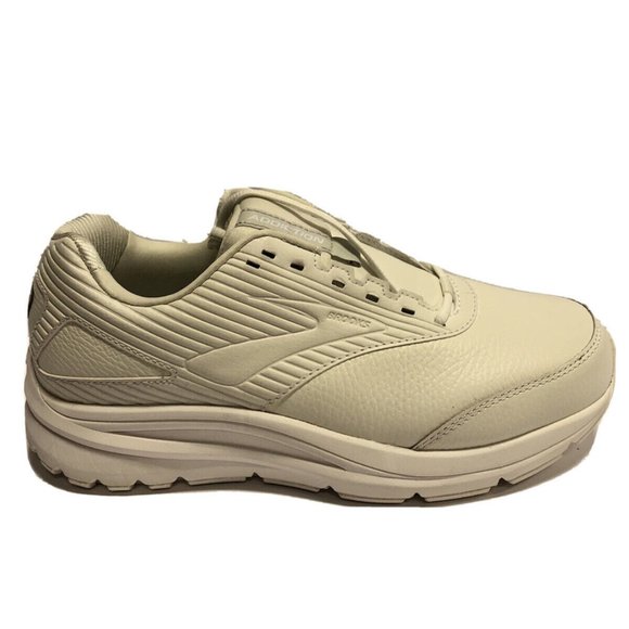 Brooks Women's Addiction 2, White Walking Shoes, Size 10, Extra